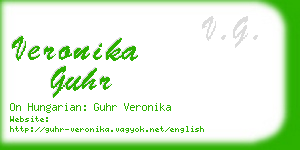veronika guhr business card